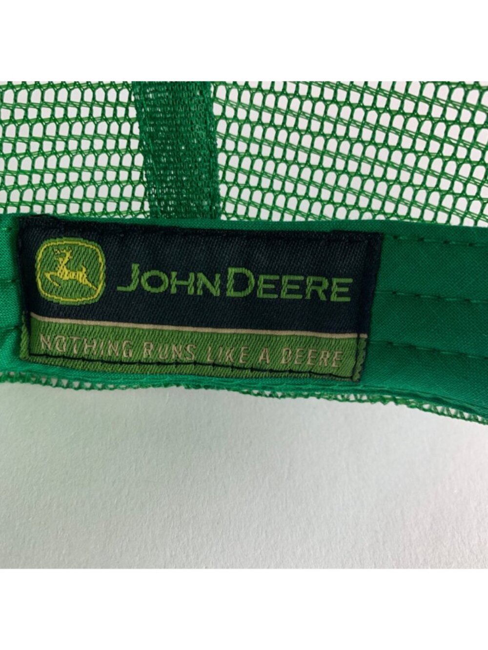 John Deere Unisex Green Strapback Trucker Hat - Picture 6 of 6
